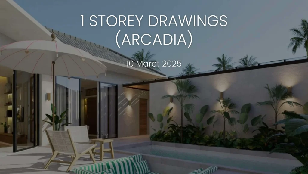 1 Storey Drawning Arcadia portfolio 1 arcadia